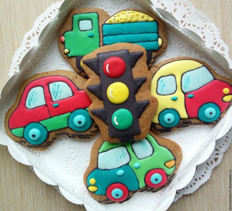 Пряник "машинка"