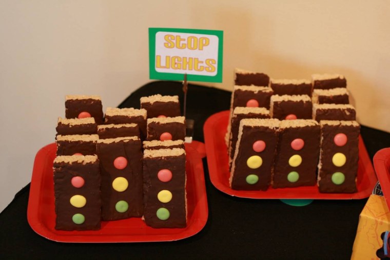 Тортик в виде светофора