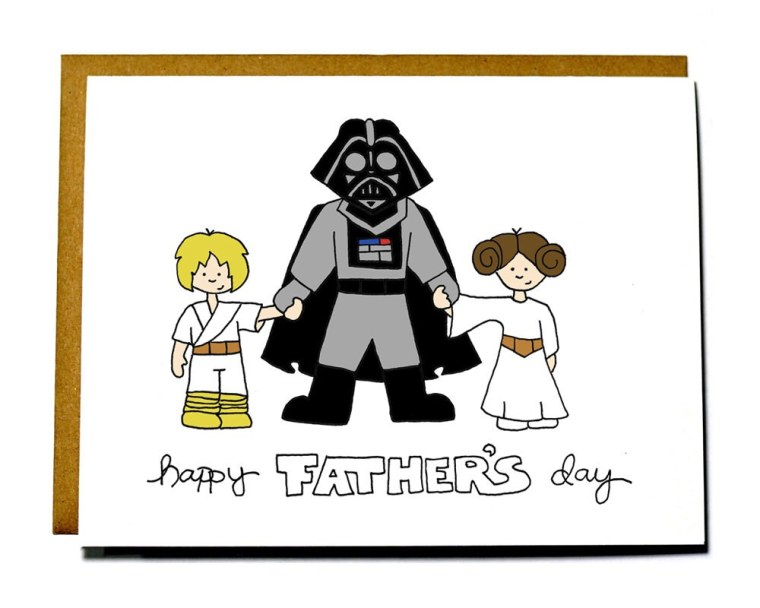 Открытка в стиле Звездных войн