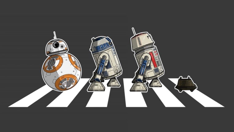 Открытка в стиле Звездных войн