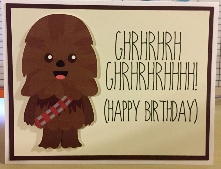 Чубакка с днем рождения