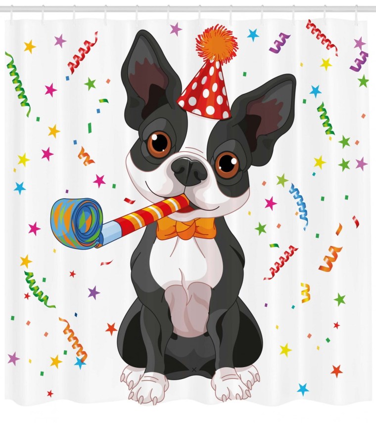 Бостон терьер с днем рождения