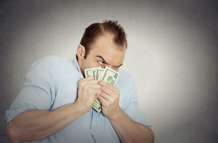 Жадный человек фото стоковое