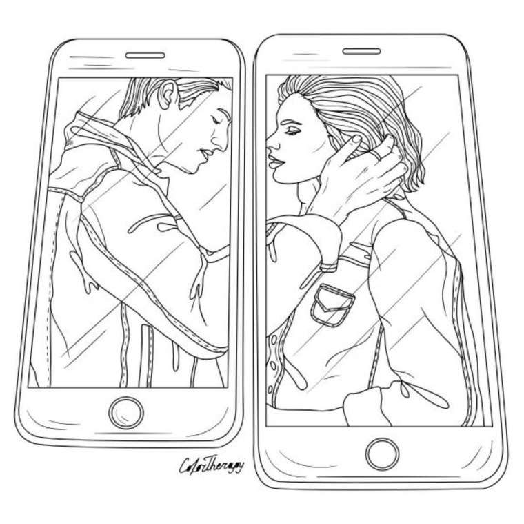 Раскраски из приложений