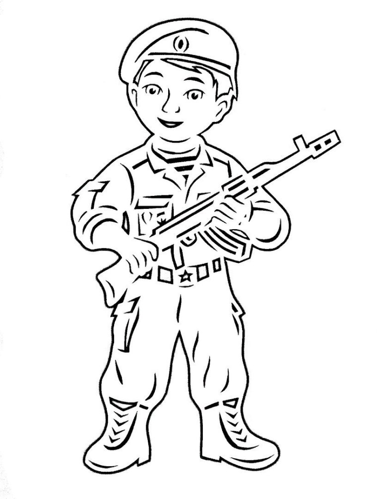 Трафарет военный