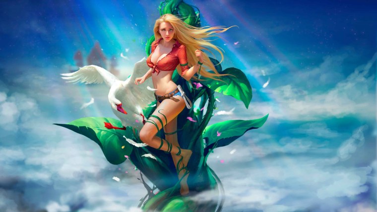 Обои на рабочий стол девушки фэнтези