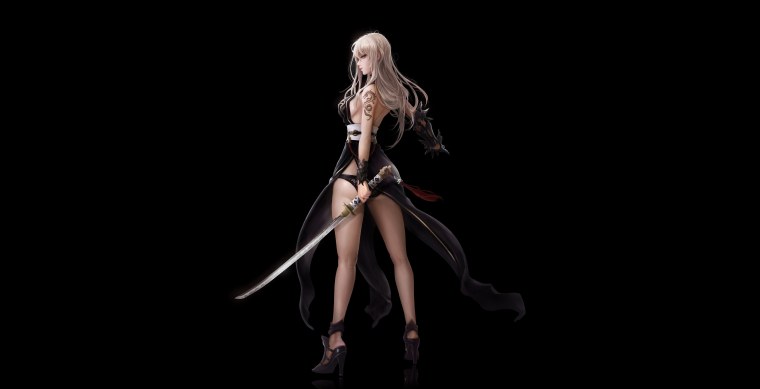 Девушки с мечами