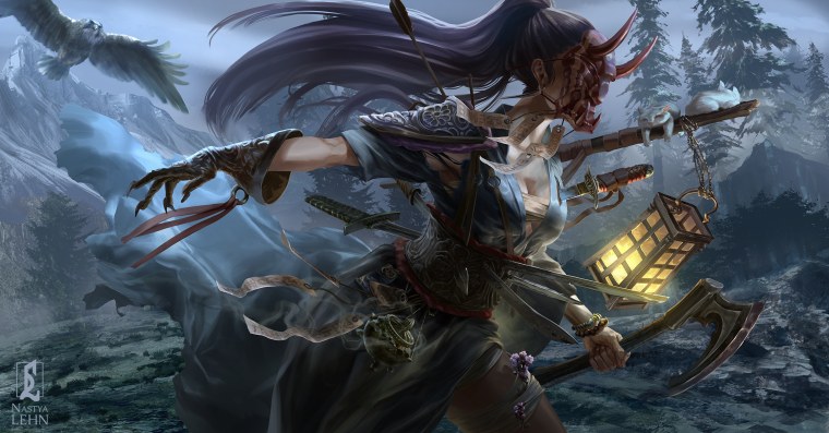 Девушка убийца фэнтези арт