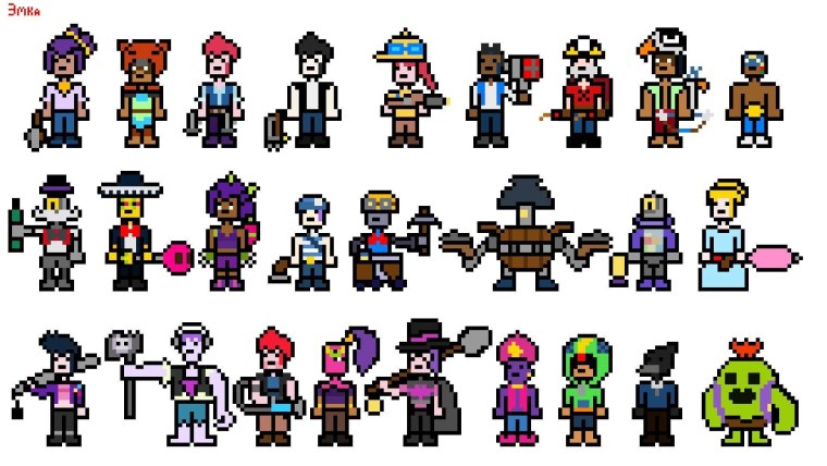 Браво старс пиксель