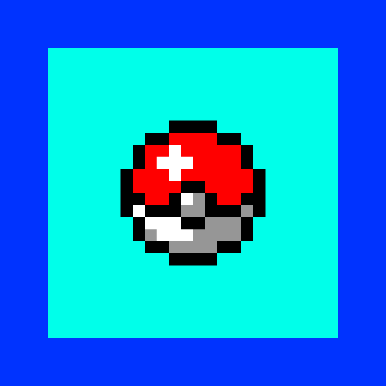 Пиксель арт покебола