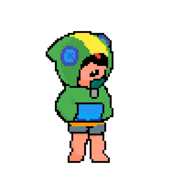 Леон Браво старс в пикселях