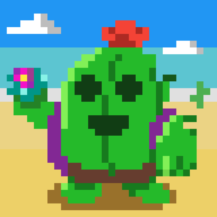 Спайк Браво старс пиксель арт