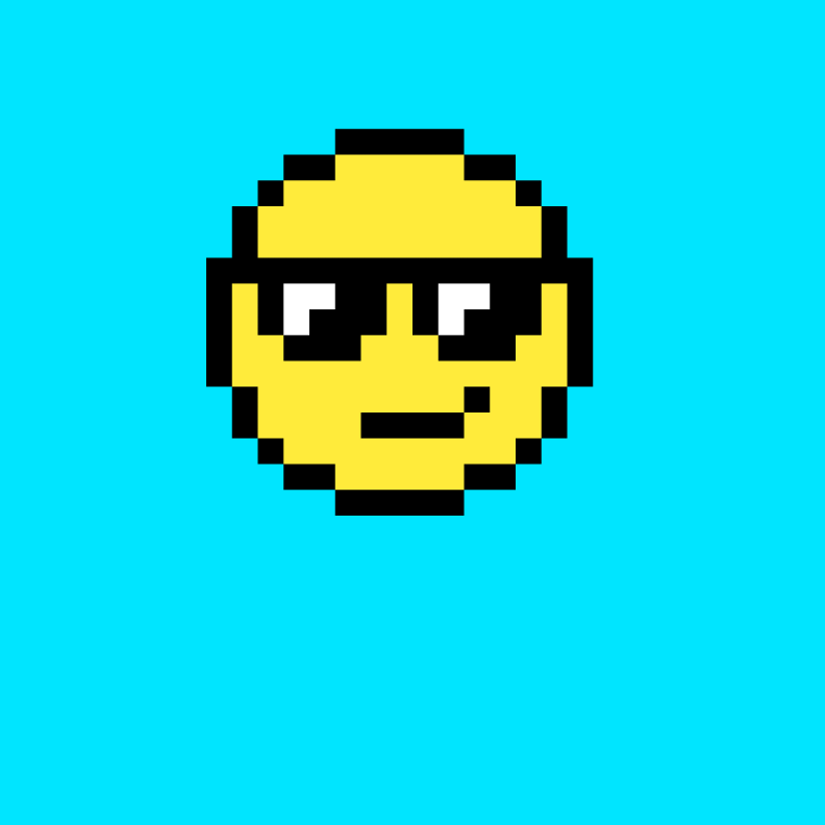 Пиксельный смайлик