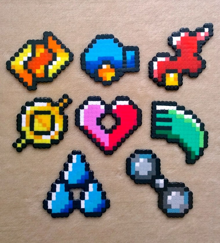 Термомозаика покемон значки