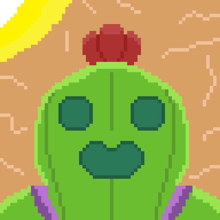 Спайк Браво старс пиксель