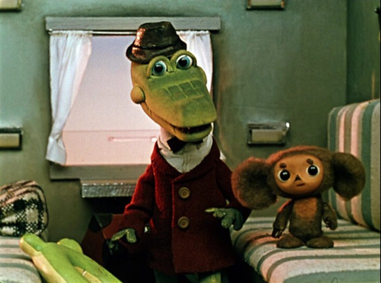 Мультик крокодил Гена и Чебурашка