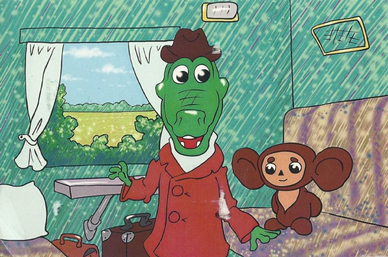 Чебурашка и крокодил Гена