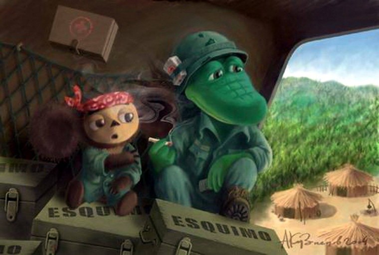 Гена и Чебурашка во Вьетнаме