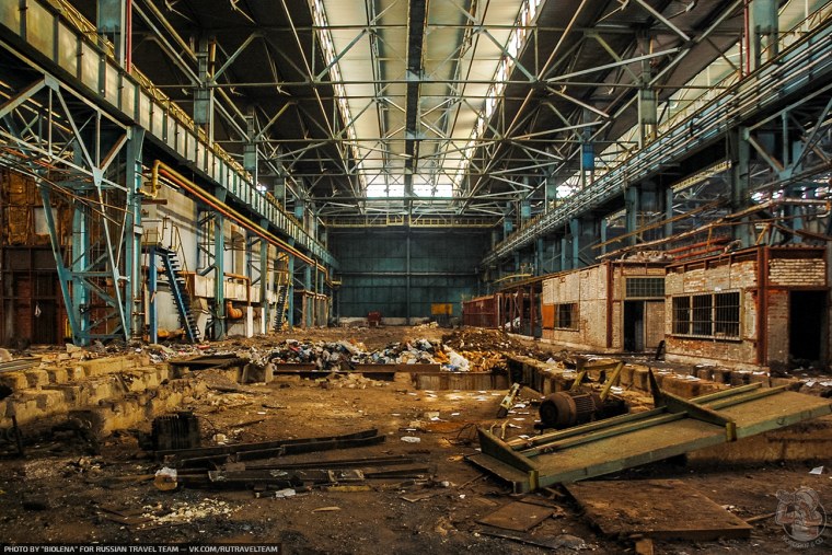 Заброшенный недостроенный завод СССР