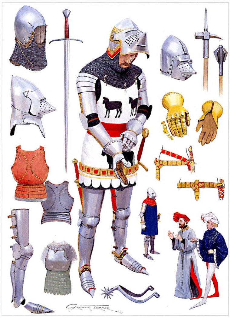 Англия доспех 14 век