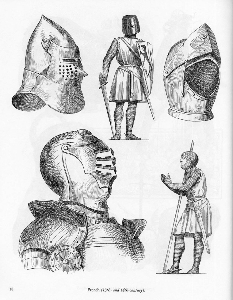 Рыцарские доспехи средневековья схема