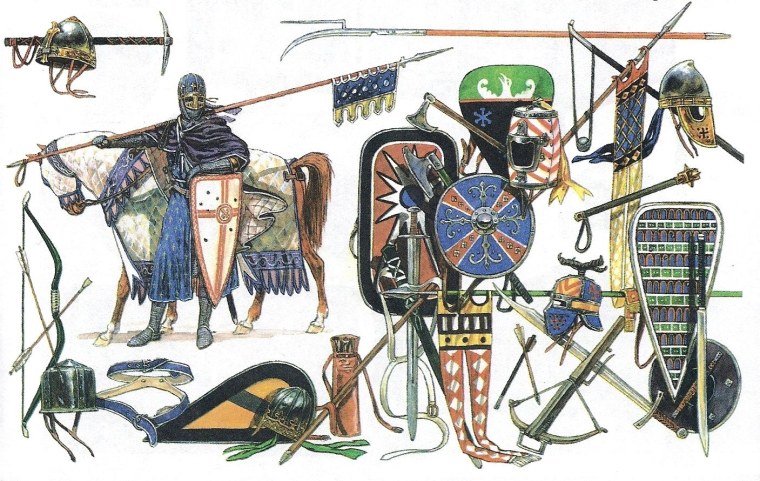 Схема рыцаря средневековья