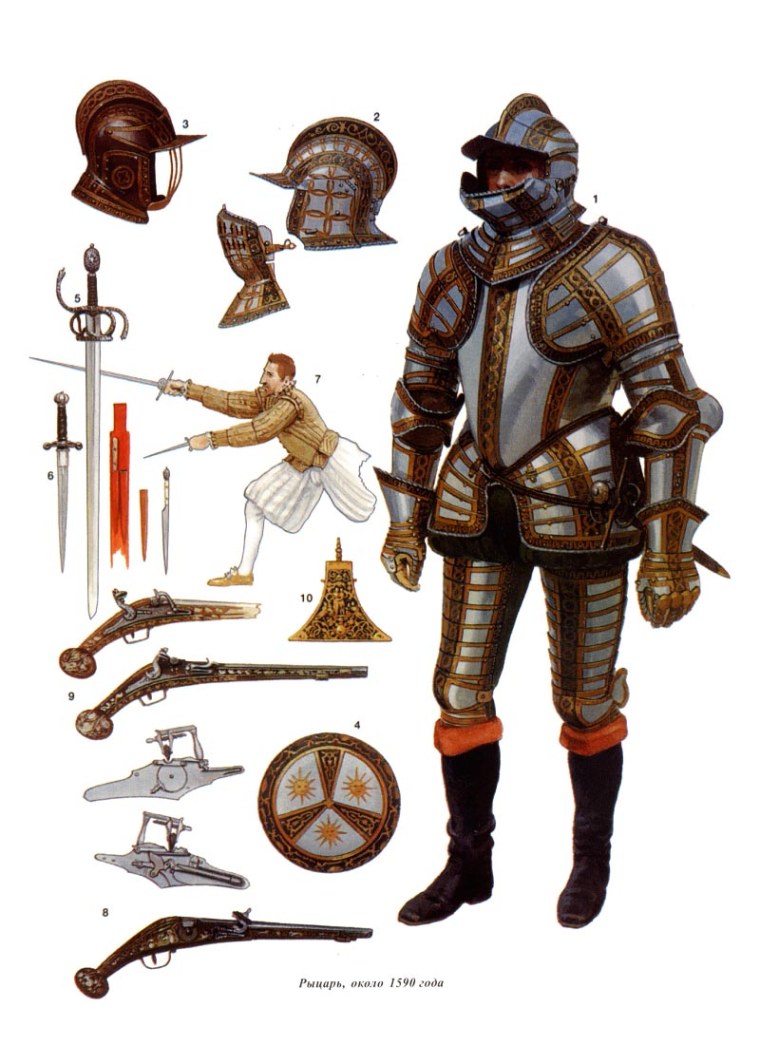 Экипировка и вооружение рыцарей ордена тамплиеров