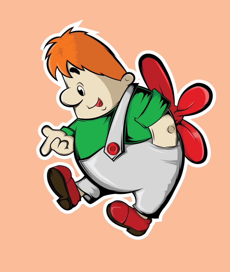 Герои мультика Карлсон