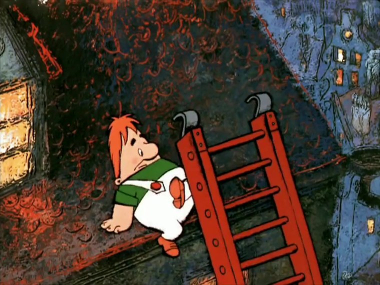 Карлсон который живёт на крыше мультфильм