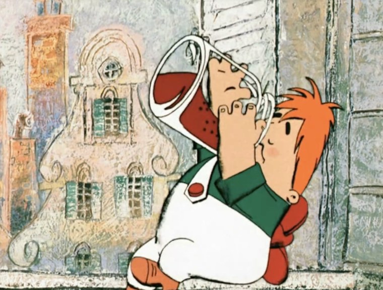 Карлсон ест варенье