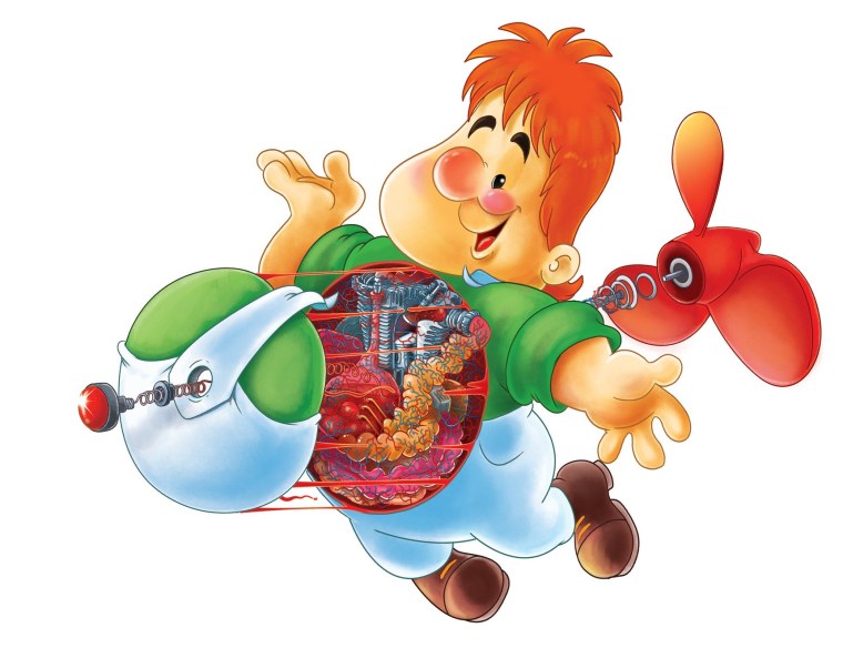 Картинка Карлсон для детей на прозрачном фоне