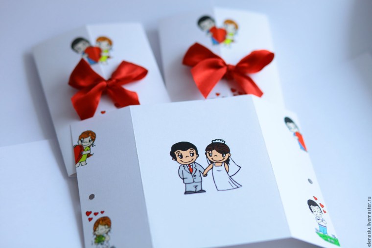 Приглашение на свадьбу Love is