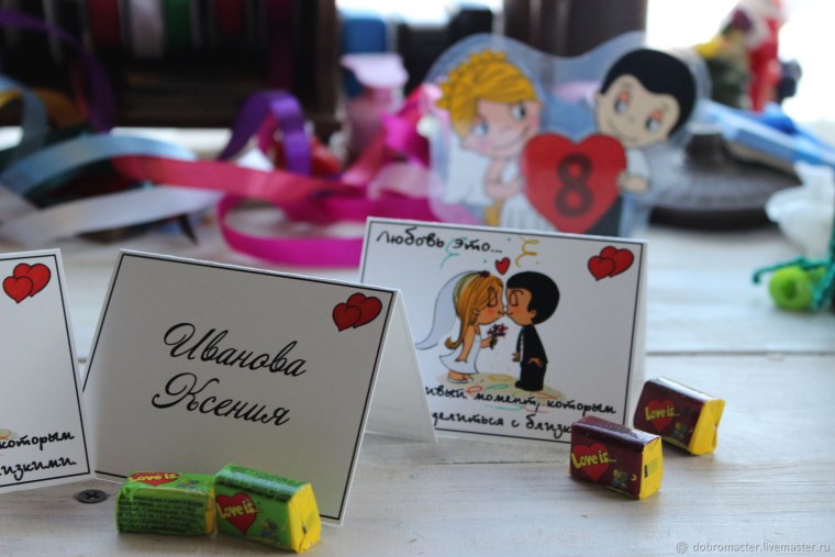 Свадьба в стиле жвачки Love is