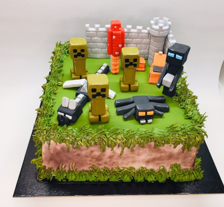 Фигуры из мастики майнкрафт