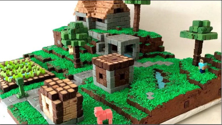 Торты мир МАЙНКРАФТА