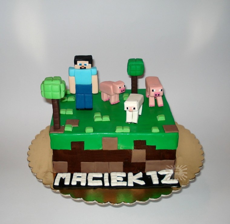 Фигурки майнкрафт для торта