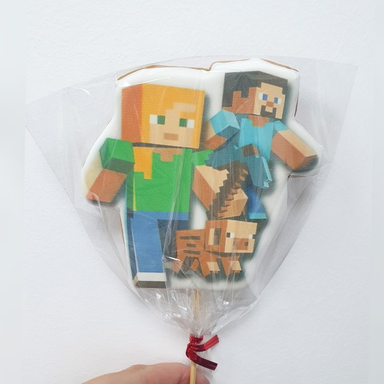 Фигурки майнкрафт из мастики