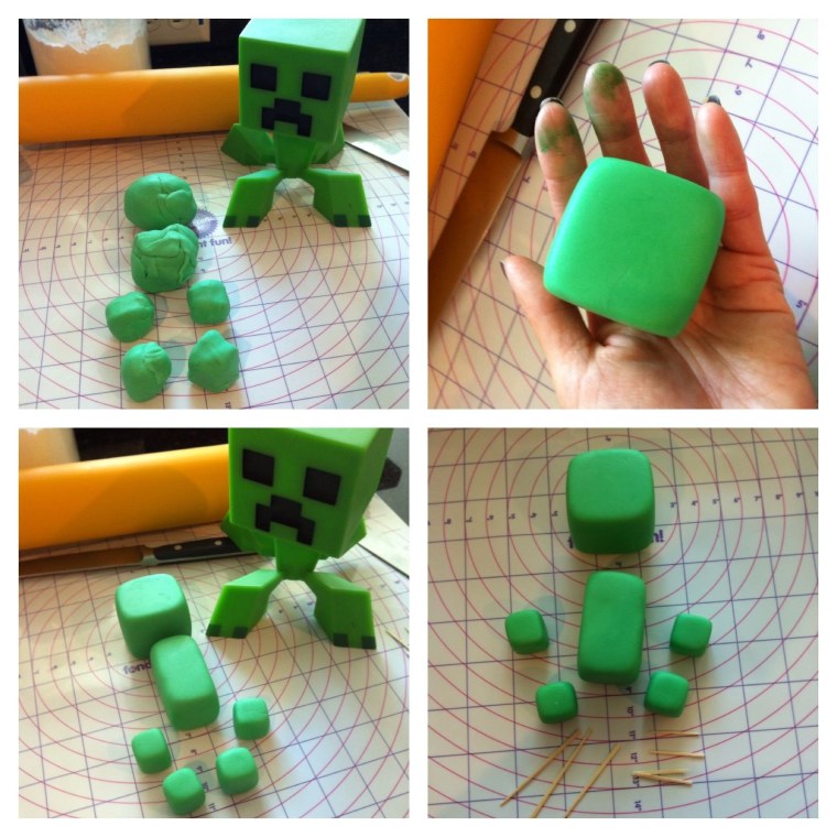 Пластилиновые фигурки из МАЙНКРАФТА