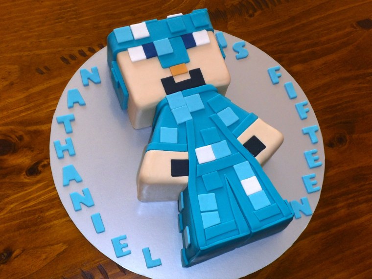 Майнкрафт человечки на торт