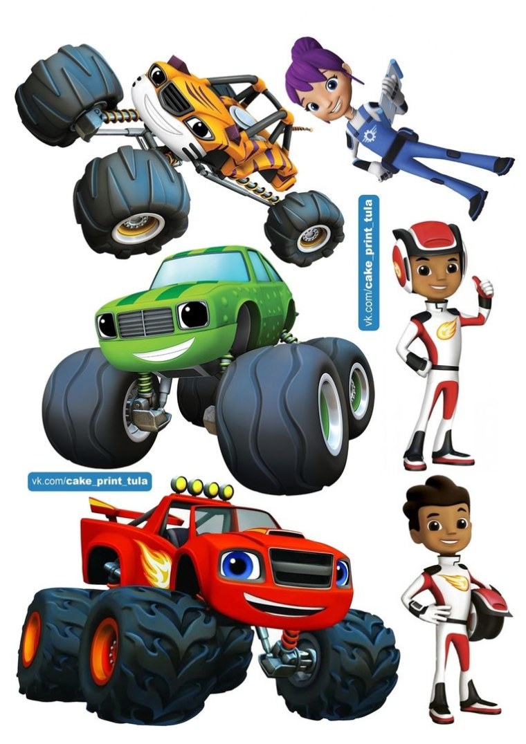 Вспыш макет для печати