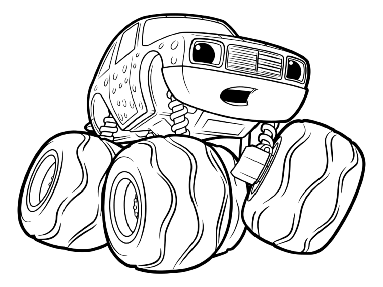 Раскраска Вспыш и чудо машинки Старла