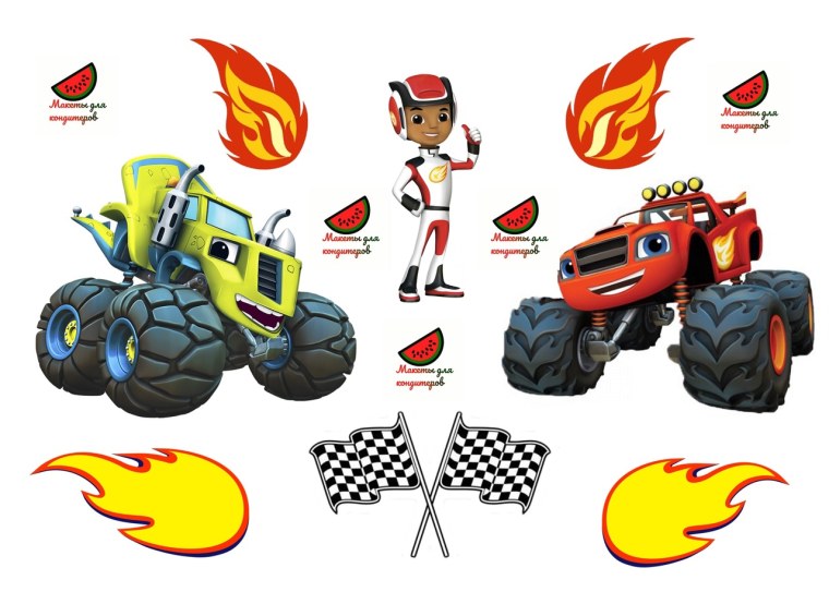 Вспыш печать на сахарной бумаге