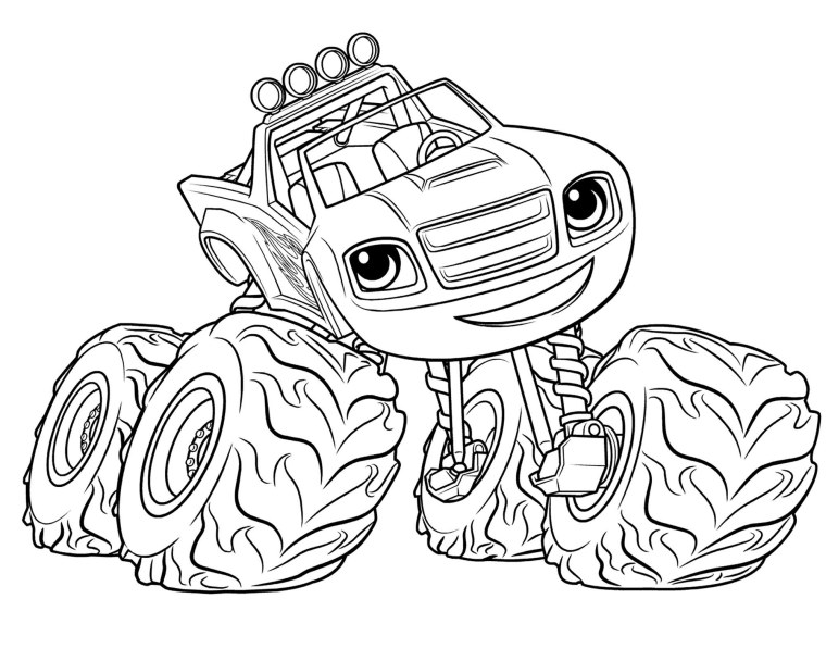 Разукрашку Вспыш чудо машинки разукрашка