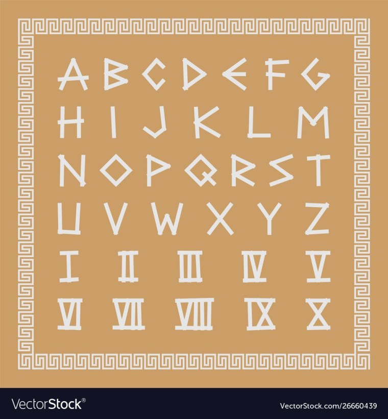 Древний греческий шрифт