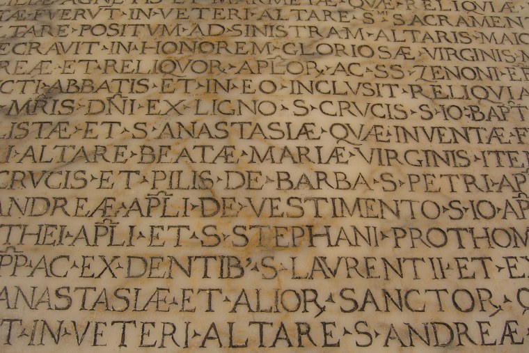 Письменность древних римлян