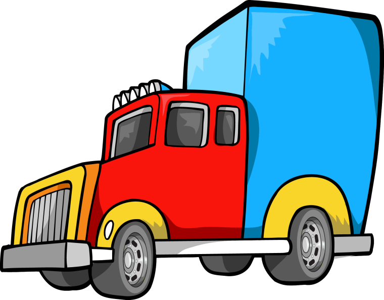 Грузовой автомобиль мультяшный