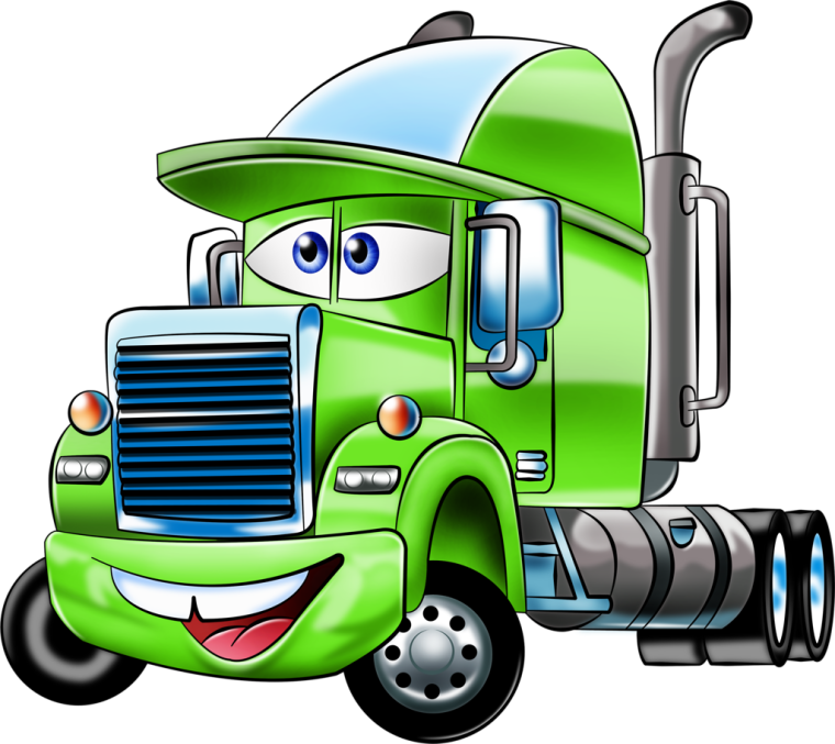 Грузовик мультяшная