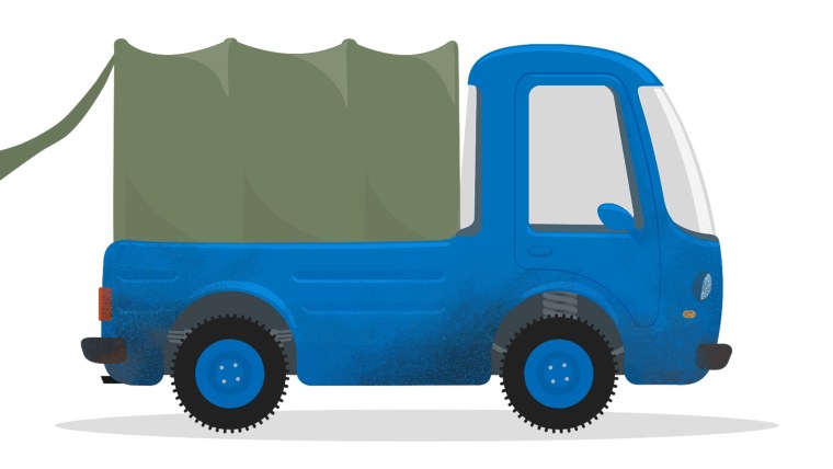 Мультяшный грузовик
