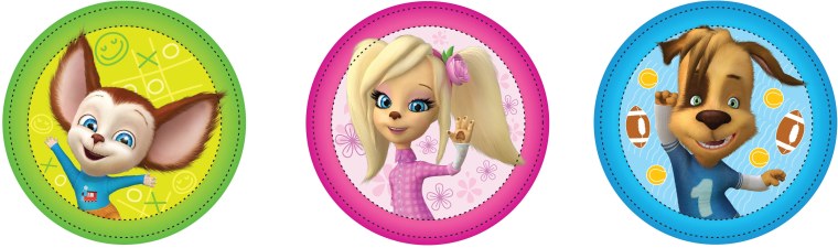 Шоколад медальки Барбоскины