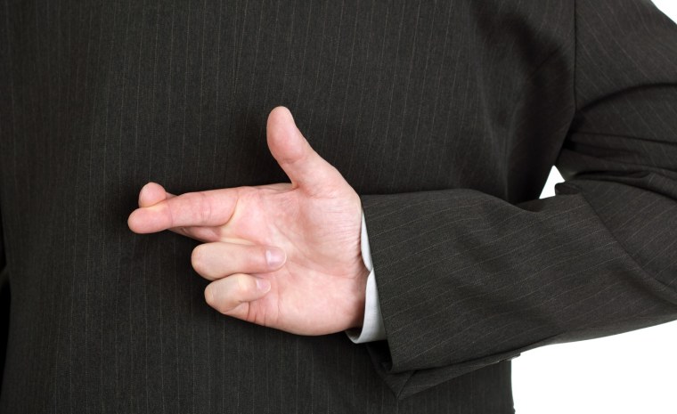 Скрещенные пальцы за спиной